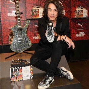 puma x paul stanley suede men's sneakers